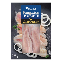 Harcsafilé pangasius EXTRA 20% glazúr 170-220 g/db