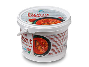 Friss Halászlé EH. (Afrikai Harcsa Filével 20%)  