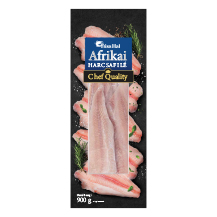 Afrikai harcsa filé bőr nélkül IQF 10% glazúr 200-400 g/db